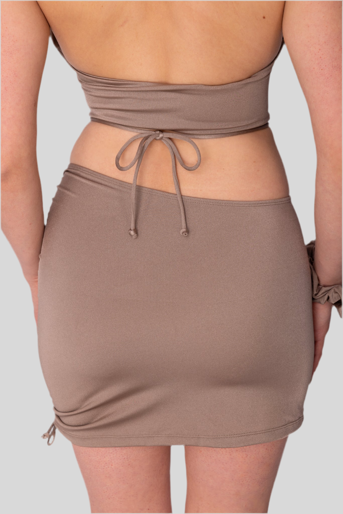 Conscious | Latte Skirt Cover Up + Scrunchie