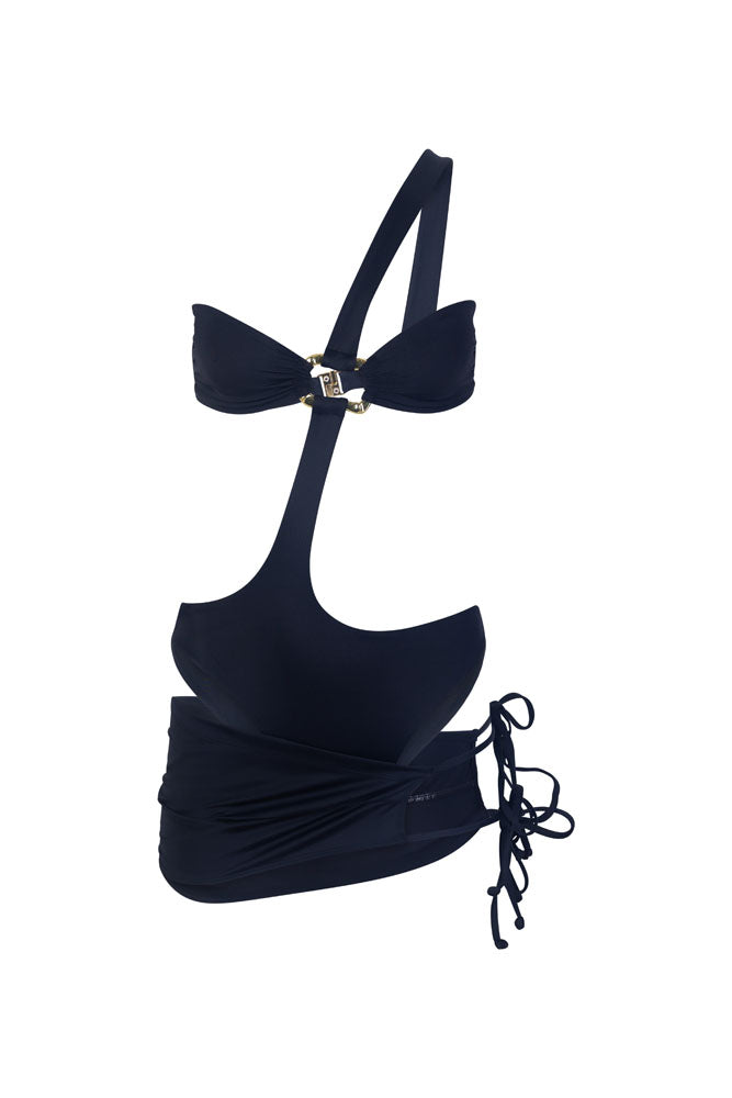Ruby Rosa Cut-out One-piece + Cover-up