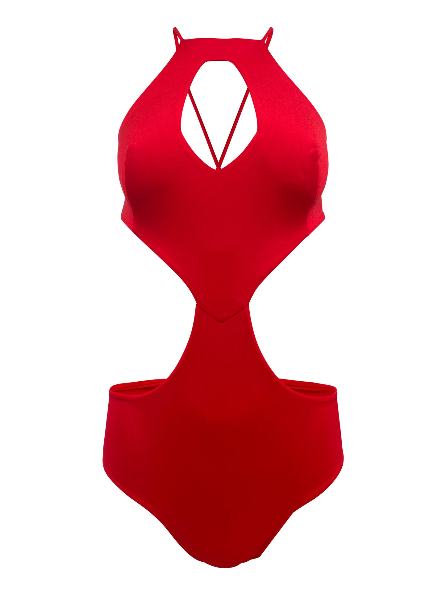Red One Piece Swimsuit
