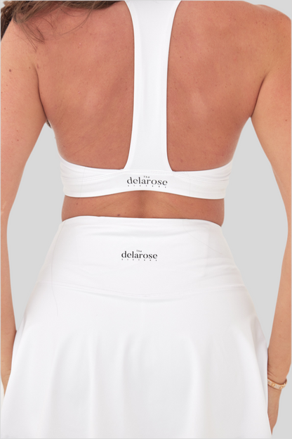 Ace It Tennis Skirt + Top - White