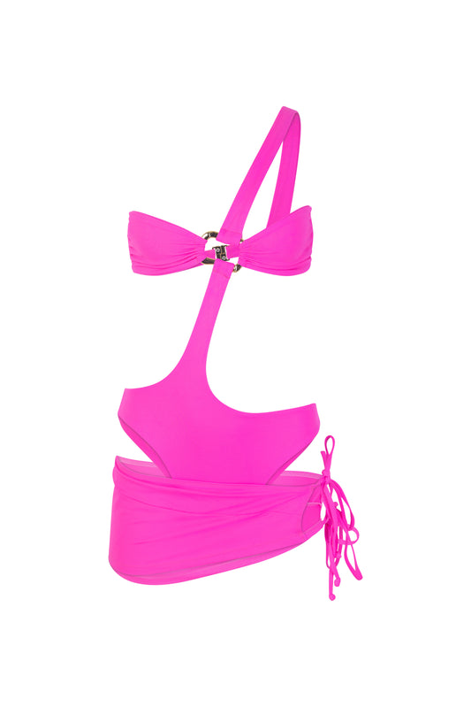 Conscious | Ruby Rosa Cut-out One-piece + Cover-up