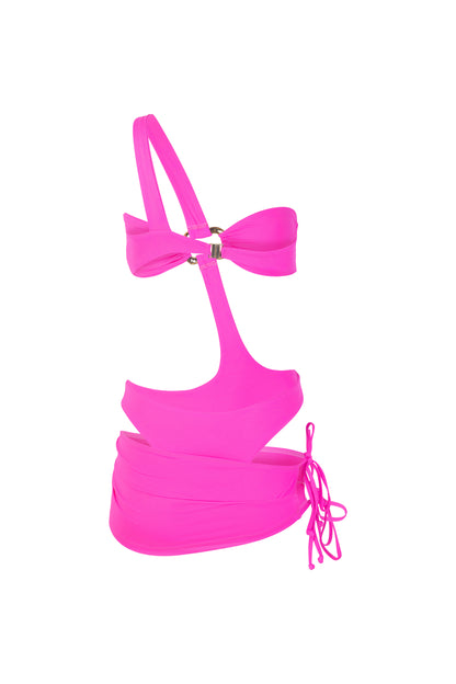 Conscious | Ruby Rosa Cut-out One-piece + Cover-up