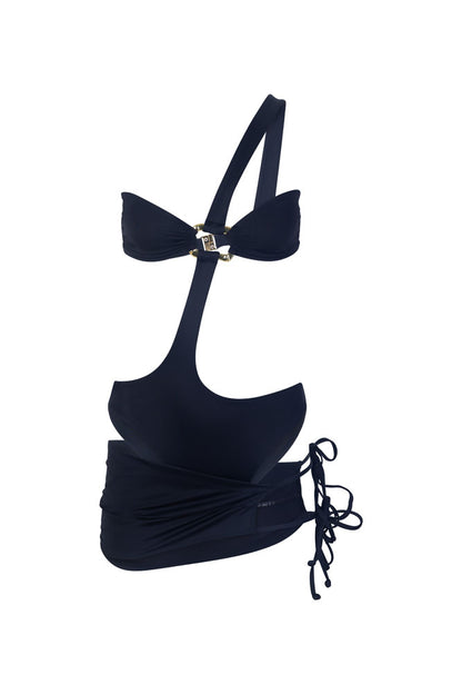 Ruby Rosa Cut-out One-piece + Cover-up