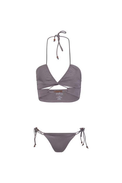 Conscious | Latte Beaded Bikini