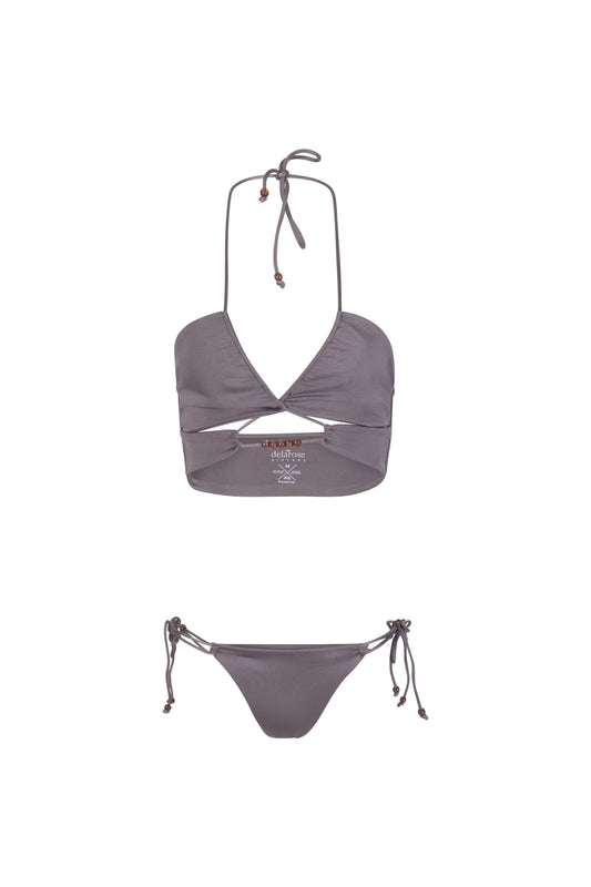 Conscious | Latte Beaded Bikini
