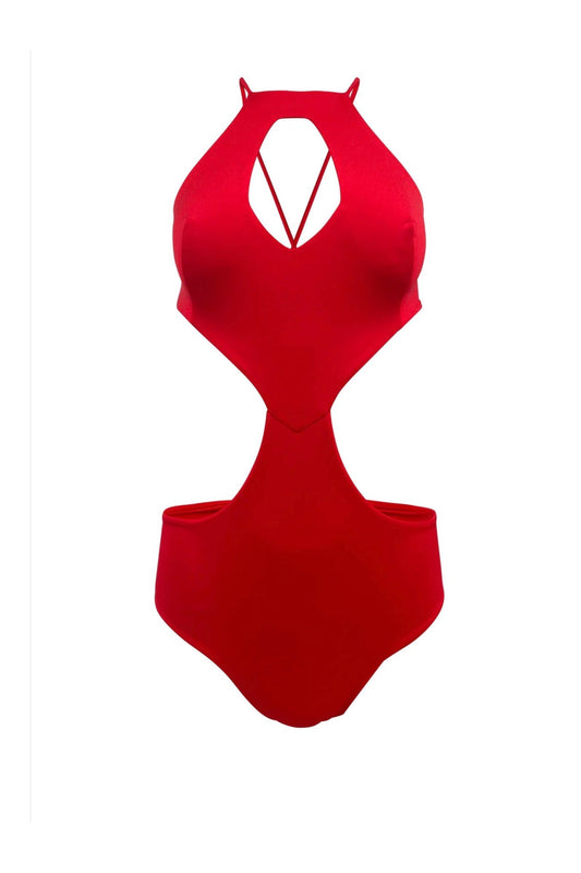 Gia Red One-Piece